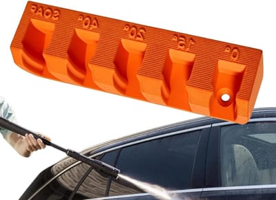 Hogedruk Organizer - Sproeierhouder - Werkplek Netheid - Universele Koppeling - 12x4x3 cm - Oranje