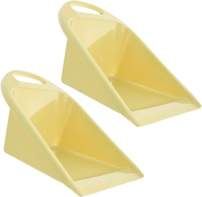 Stoffer Blikset - Handveger Set - Snel Opruimen - Ergonomisch Ontwerp - 28 x 22 x 145 cm - Geel