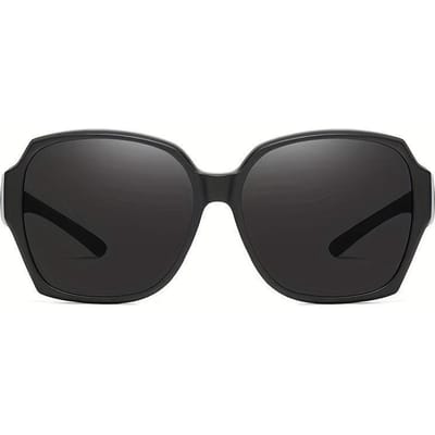 Oversized Retro Bril Past Over Modebril, voor Mannen En Vrouwen, Clip-On Bril, voor Feest En Rijden, Perfect Dagelijks Gebruik, Fotorekwisieten zwart