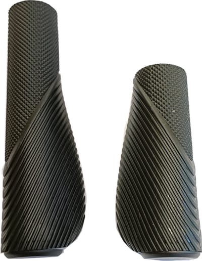 Fiets handvatten Comfort kort/lang combinatie voor draaischakelaars mooie, comfortabele en fijne fietshandvatten met goede grip