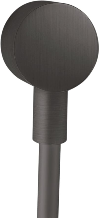 AXOR Starck Muuraansluiting Rond Brushed Black Chrome, 27451340