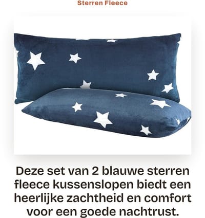 Solidchoice- Kussenslopen 2-pack 40x80 cm - Pluche - Ademend - Huidvriendelijk - Temperatuurcompensatie - Vochtregulatie - Kussenhoezen