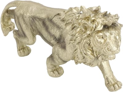 Dailygoods - Sterk Leeuw Beeldje van Polyresin voor Kantoor en Tuin Decoratie