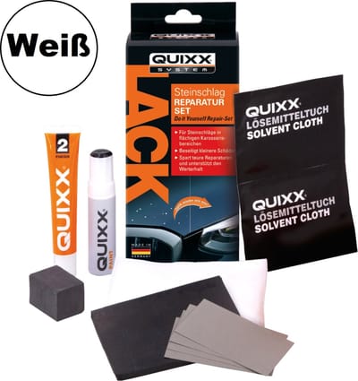 QUIXX Reparatieset steenslagverf wit
