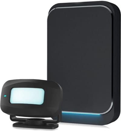 ApexArte® Opritverklikker - Entreemelder - Doorgangsmelder - Beveiliging - Zwart