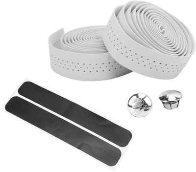 Dailygoods- Fietsstuurlint Waterdicht - Antislip/Schokabsorberend - Lichtgewicht - Slijtvast - PU-leer - 2 Stuks - Stuurlint