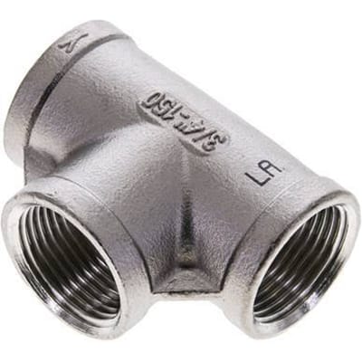 Rp 3/4'' RVS T-stuk 10 Bar