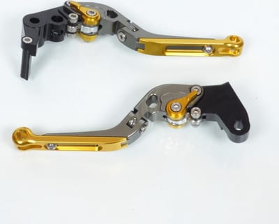 rechter remhendel voor honda 1000 cbr rr motorfiets 2008-2017 aluminium gelede goud/titanium kleur nieuw