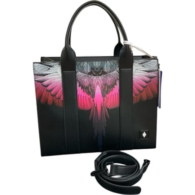 Handtas roze vleugels Vrouw County Of Milan met schouderband
