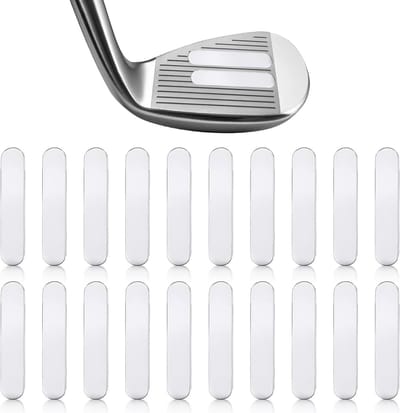 20-delige zelfklevende golf- en racketgewicht tape set voor club swing aanpassing (wit)