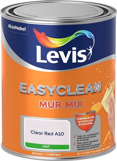 Levis - Easyclean Mur Mat Mix - Clear Red A10 - Mengverf - 1 L
