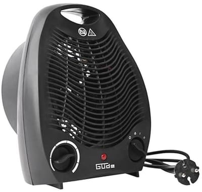 Ventilatorkachel met 2000 W Verwarmingsvermogen en Traploze Thermostaat