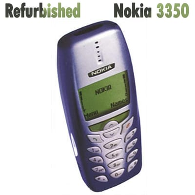 Gereviseerde Nokia Originele Nokia 3350 Mobiele Telefoon Simple Set blauw