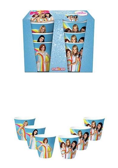 K3 - 6 Bekers - Plastic