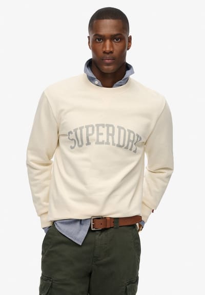 Superdry - Athletic Essentials sweatshirt met ronde hals - Heren - Truien