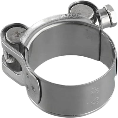 Slangklem - Slangenklem - Bevestigen Slangen - Roestvrij Staal 304 - 17-43mm - Zilver