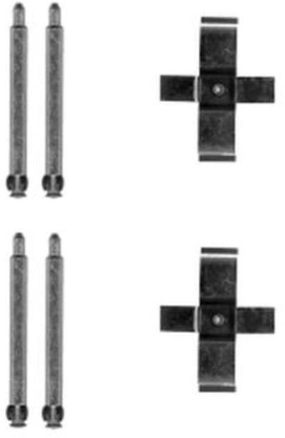 Hella Pagid accessoireset voor remblokken achterzijde Mercedes-Benz CLK K0688