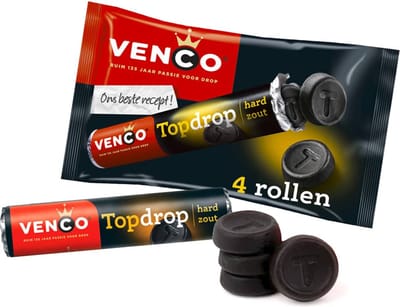 Venco Topdrop rollen – 24 pakjes x 4 rollen