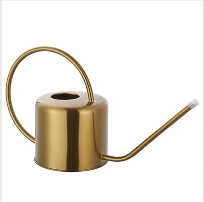 Gieter Lange Tuit - Plantenverzorging Accessoire - Planten Water Geven - Roestvrij Staal - 1.3 Liter - Koperkleurig
