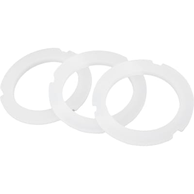 3 pièces 58 mm Anneaux d'étanchéité en silicone pour machine à café Convient pour Donlim DL KF5700 7499 Joints d'étanchéité pour cafetière white