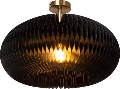 Lucide ARMONI - Plafonnière (Plafondlamp) - Ø 52 cm - 1xE27 - Zwart