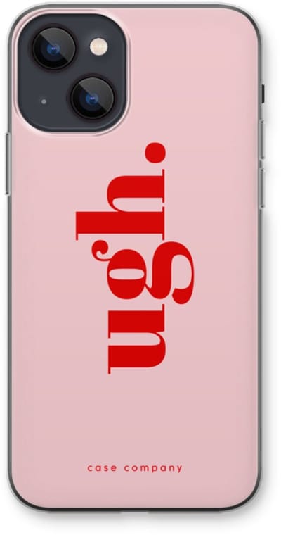 Case Company® - Hoesje geschikt voor iPhone 13 mini hoesje - Ugh - Soft Cover Telefoonhoesje - Bescherming aan alle Kanten en Schermrand