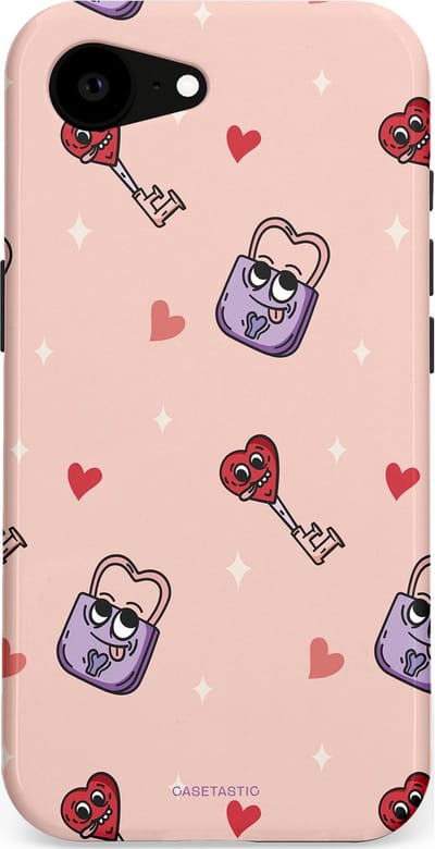 Casetastic Hoesje Geschikt voor Apple iPhone 16e Magsafe - Stijlvolle Beschermende Duo-layer Case - Jij bent mijn match