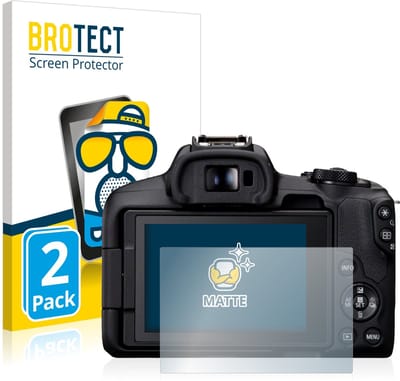 BROTECT - Screenprotector voor Canon EOS R50 - Folie Beschermfolie matte 2 Stuks