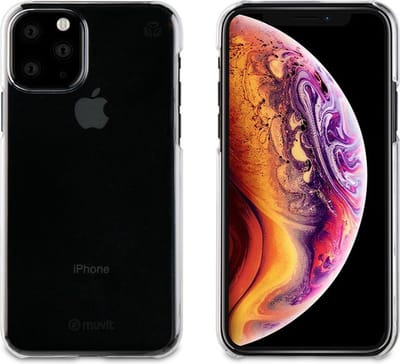 Muvit, Hoesje Geschikt voor Apple iPhone 11 Pro RECYCLETEK, Transparant