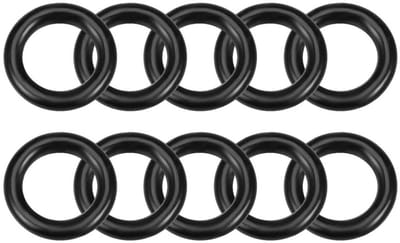 10 Stuks Nitrile Rubber O-Ringen - 11mm Buitendiameter, 7mm Binnendiameter, 2mm Breedte - Perfect voor Loodgieterswerk, Auto Reparatie en Sealing Toepassingen