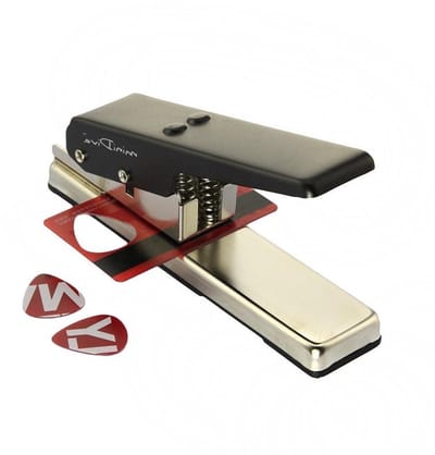 Gitaar Plectrum Maker - Plectrum Snijder - Eigen Plectrums Maken - Snijdt Plastic tot 1mm - 18x5.5x5 cm - Zwart