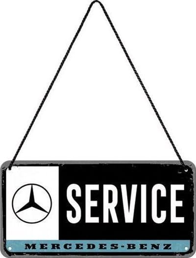 Wandbord - Mercedes Service