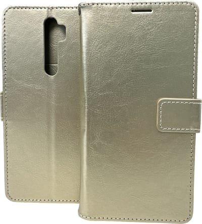 Portemonnee Book Case Hoesje Geschikt voor: Oppo Reno 2 - Goud