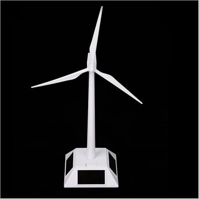 Windturbine Generator Kit - Energie Model - Educatief Experiment - Duurzaam ABS Materiaal - 30cm Hoog - Wit