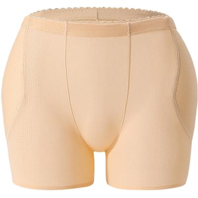 Damesondergoed Naadloos Billiftende Heupkussentjes Verbeteraar Ondergoed Gewatteerd Slipje Body Shaper Push Up Billift Korset Shapewear S&1pc beige