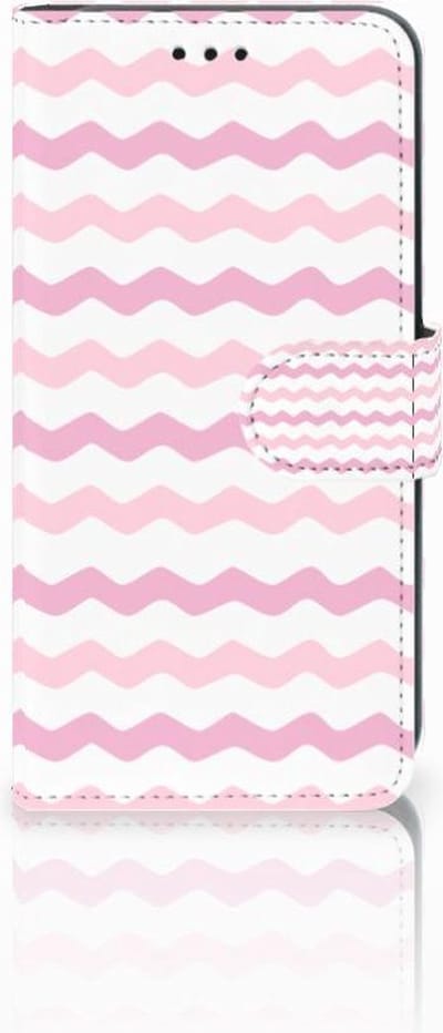 Xiaomi Mi A2 Lite Telefoon Hoesje Waves Roze