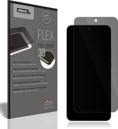 dipos FLEX – Matte Privacy Screenprotector geschikt voor Vivo V60 | Volledige Schermbescherming | Case-Friendly