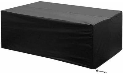 TOVBMUP Beschermhoes tuinmeubelen - waterdicht, winddicht - 1 stuk - zwart - Oxford-stof - 213 x 132 x 74 cm