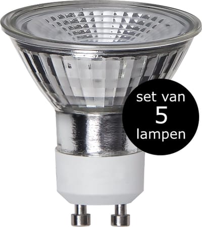 5-Pack | Spot - GU10 - 3.2W - Extra Warm Wit - 2700K