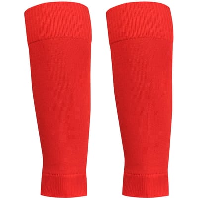 1 paire de chaussettes de protection du tibia pour hommes et femmes, chaussettes de Football, manches de mollet
