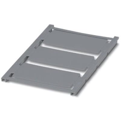 Phoenix Contact 0828091 UC-EMLP (60X30) SR Apparaatmarkering Montagemethode: Plakken Markeringsvlak: 60 x 30 mm Zilver Aantal markeringen: 30 10 katernen