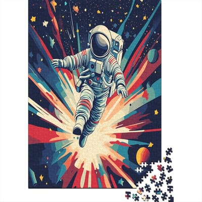 Ruimte Puzzel - 1000 Stukjes - Ontspanning Thuis - Hoge Resolutie Print - 75x50 cm