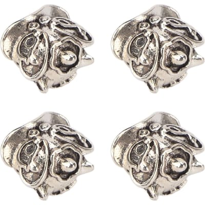 10 stuks Metalen Baardkraal Tibetaans Zilver DIY Haarkoker Dreadlocks Kralen voor Haar Vlechten Armband