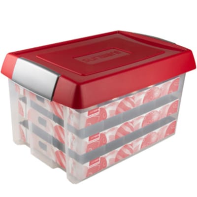 Sunware Nesta kerstballen opbergbox 60L - Voor 60 kerstballen - 60x40x33 cm