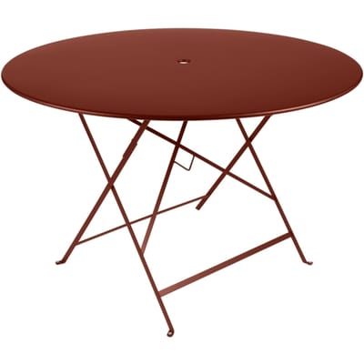 Fermob BISTRO klaptafel rond - 20 okerrood - Ø 117 cm