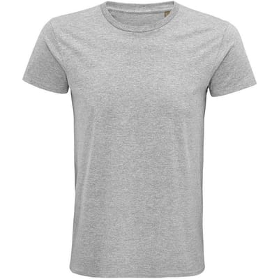 SOLS Heren Crusader Melange T-Shirt (Grijze Melange)