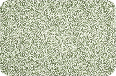 WC mat 60x40 cm - Antislip - Botanisch - Takken - Groen - Toiletmat - Vloermat - Douchemat - Toilet tapijt - Toiletmatten