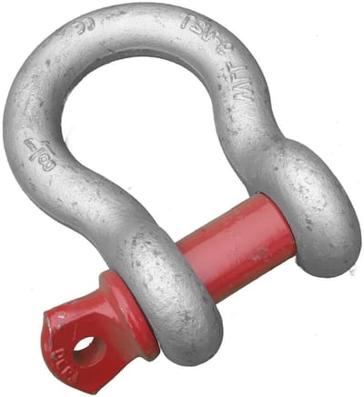 Verzinkte Schakel - Ronde Connector - Trekken en Hefen - Hoge Draagkracht - 85 Ton - Zilverkleurig