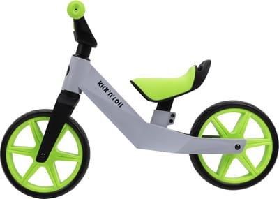 Kick'n'Roll TB02 - Loopfiets - Groen - Lichtgewicht - 2-4 jr