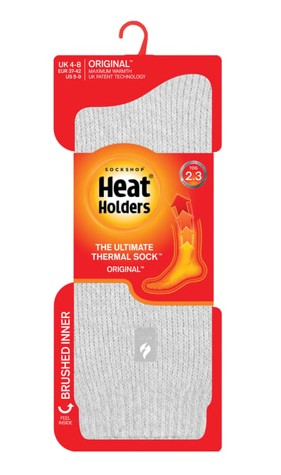Heat Holders Dames Dikke Warme Thermische Sokken - Zilvergrijs (Wenen)